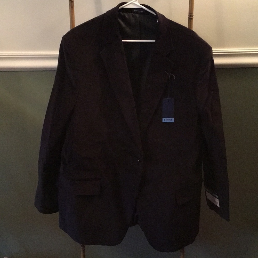 Stafford Classic Fit Corduroy Sport Coat Size 48 Reg NWT